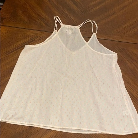 Lou & Grey White Neon Print Halter Top Large - Picture 8 of 10